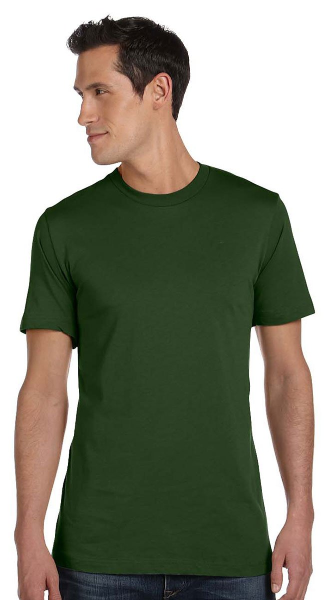 Bella + Canvas Unisex Jersey Short-Sleeve T-Shirt 3XL OLIVE