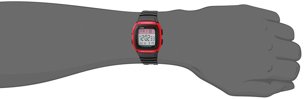 Casio Men's W-96H-4AVCF Classic Digital Display Quartz Black Watch