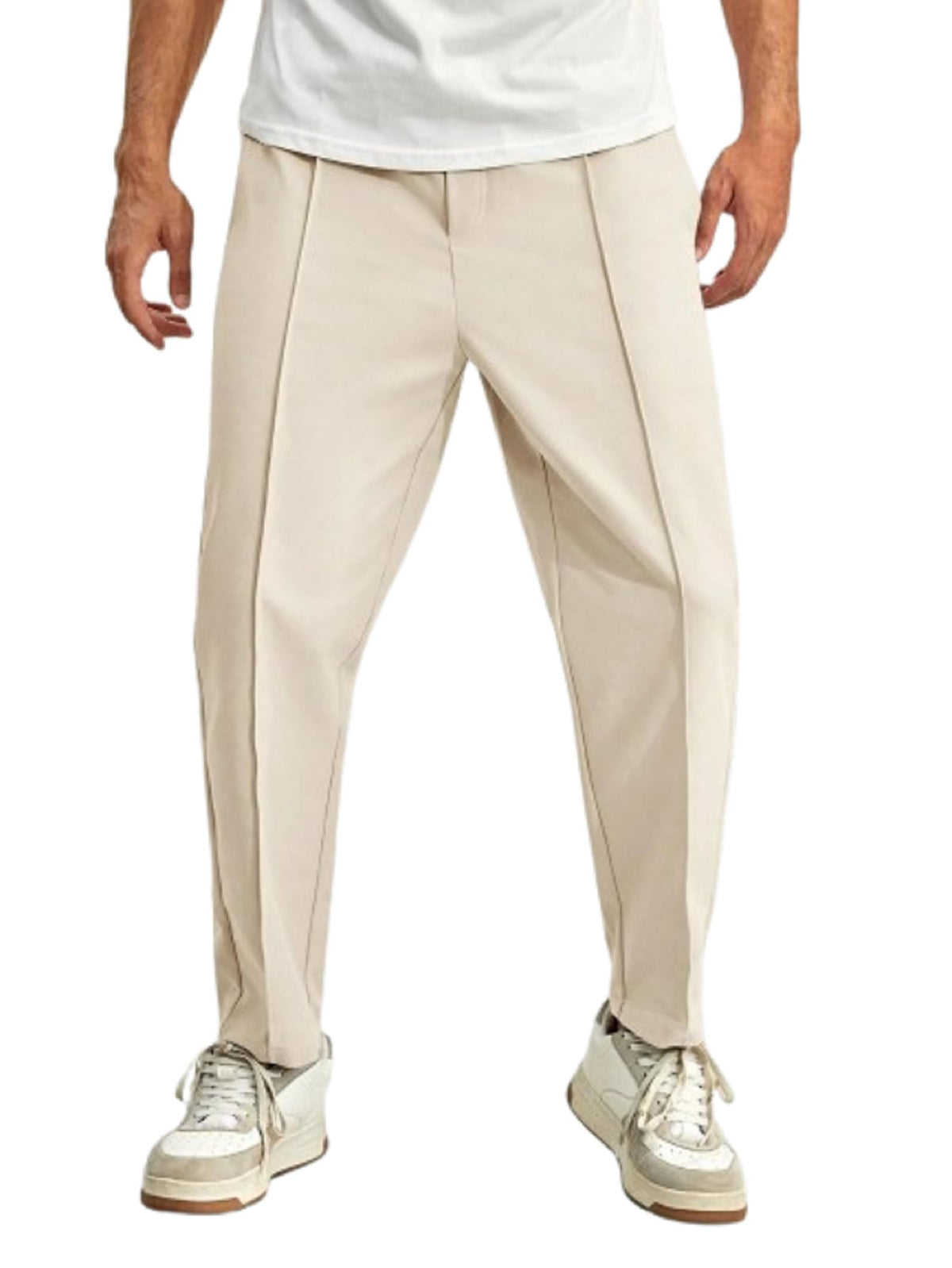 Lymio Trouser For Men | Regular Fit Casual Trouser (Tp89BeigeXl)