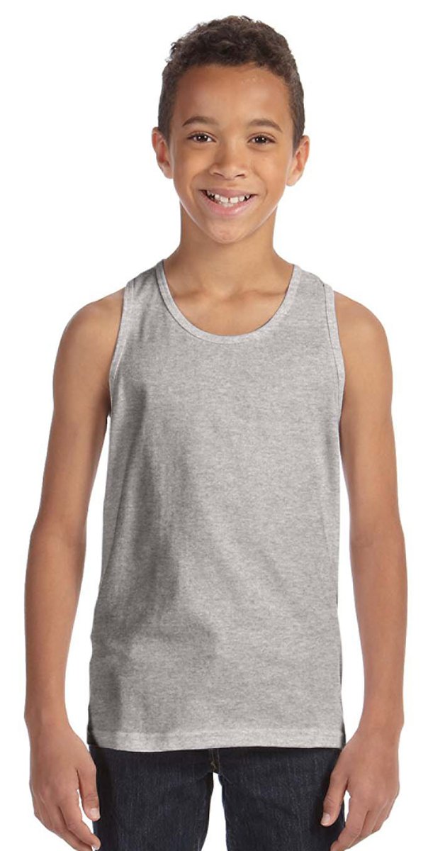 Youth Jersey Tank - BLAcK - M(D0102H7W5I6)