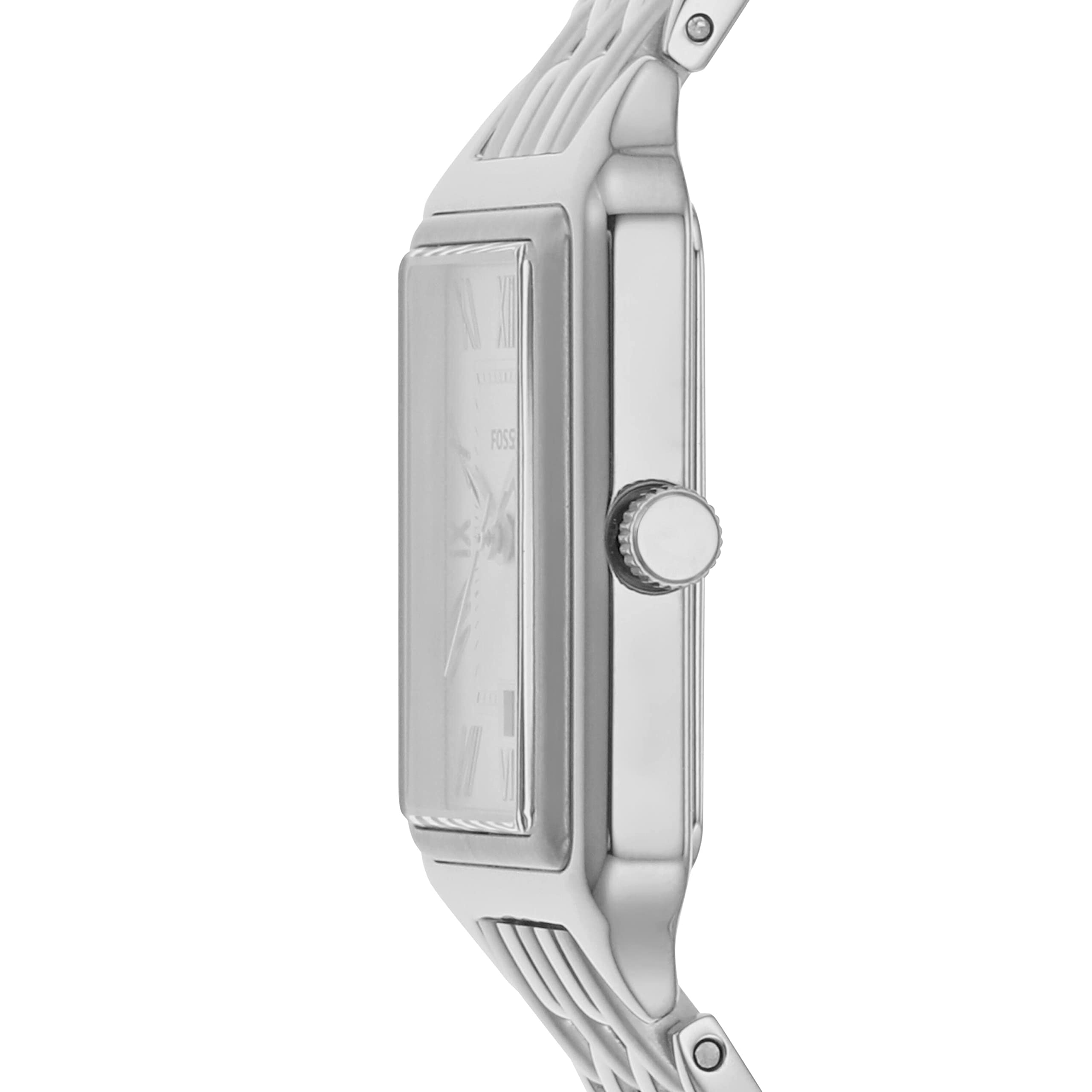 Fossil Women's Raquel Quartz Stainless Steel Three-Hand Watch, Color: Silver (Model: ES5221)