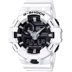 Casio Men's 'G Shock' Quartz Resin Casual Watch, Color:White (Model: GA-700-7ACR)