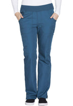 Scrub Pants for Women Workwear Originals Pull-On Waist with Rib-Knit Trim WW210, XL, Caribbean Blue