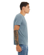 Unisex Poly-cotton Short-Sleeve T-Shirt - BERRY - S(D0102H7W0KX)