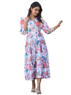 Leriya Fashion WomenS Rayon Casual Below The Knee Western Dress (Lf-W.Dress-Wd1317_White