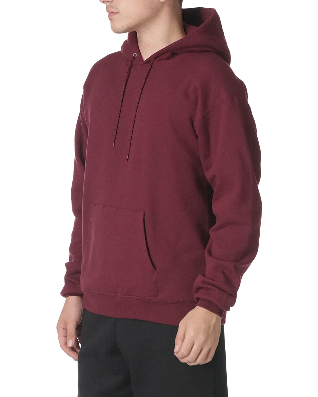 Unisex Ecosmart 5050 Pullover Hooded Sweatshirt - WHITE - S(D0102H7D7g8)