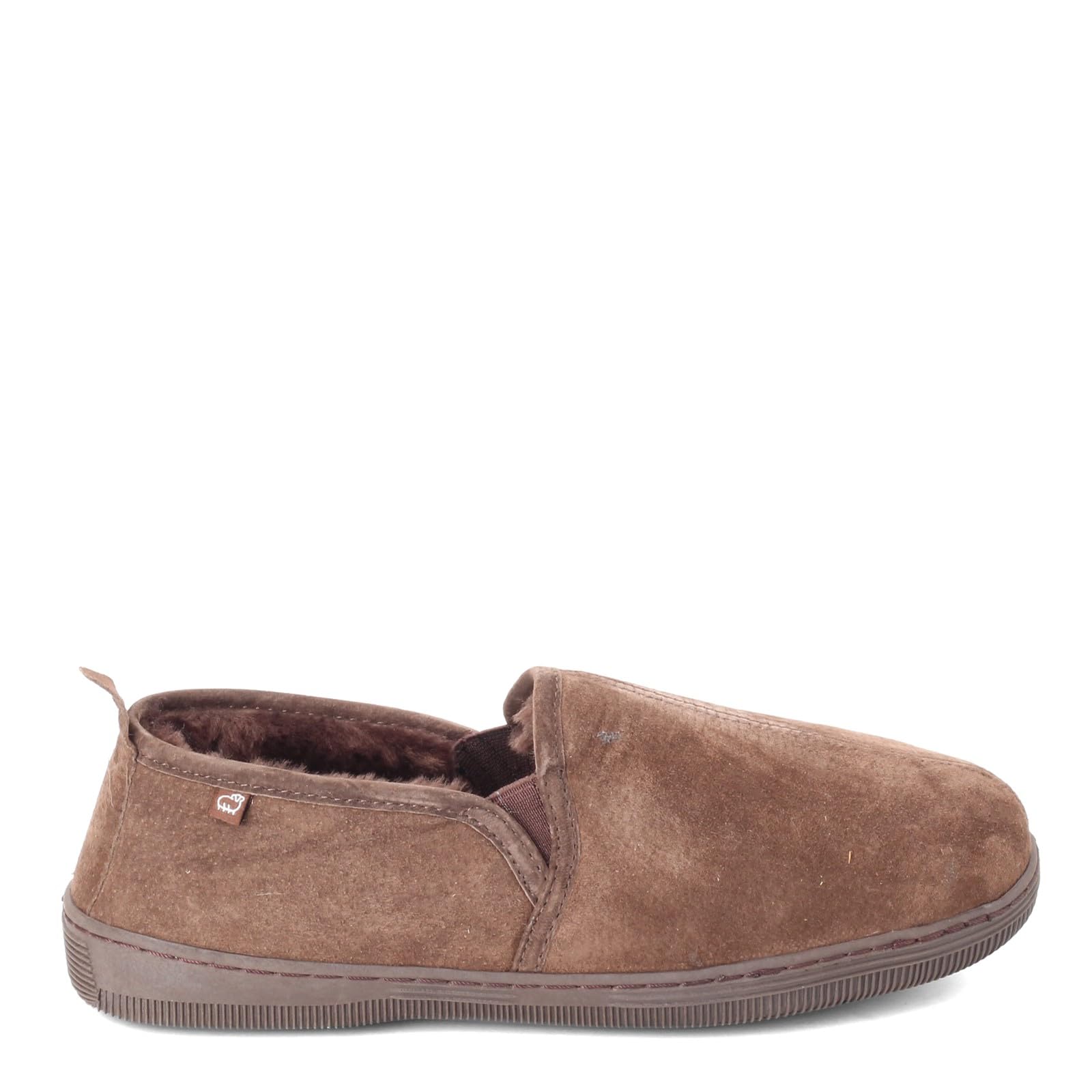 Lamo Sheepskin P104M-CHC-7 Mens Romeo Slipper  Chocolate - Size 7