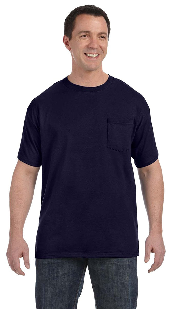 Mens Authentic-T Pocket T-Shirt - ASH - S(D0102H7KWg8)