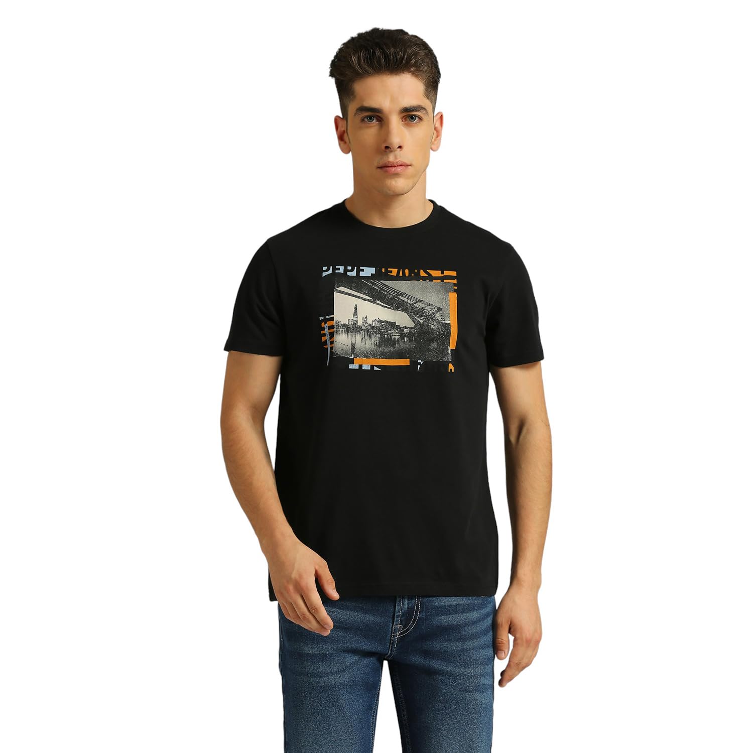 Pepe Jeans MenS Slim Fit T-Shirt (Pm509674_Black