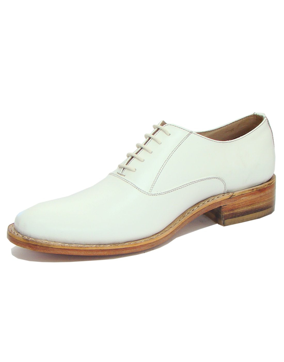 Handmade Goodyear Welted Calf Leather White DerMen Size Shoes for Men Size 11 11
