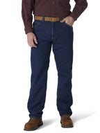 Wrangler Riggs Workwear Men's Lined Relaxed Fit Jean,Antique Indigo,42W x 30L