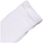 HUE Women's Slouch Socks 3 Pair Pack, White/White/White, One Size