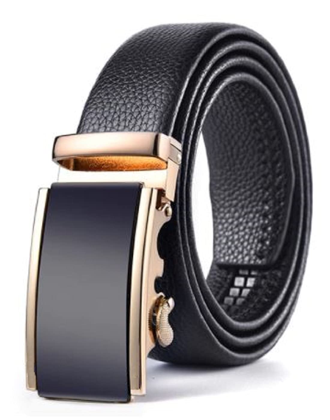 Zacharias MenS Artificial Leather Belt Autolock Buckle Ax5309 (Black; 4Xl) 4