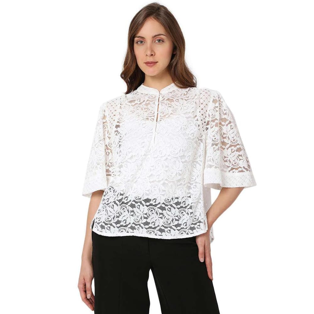 Vero Moda Regular Fit Top (257172801_Snow White_L)