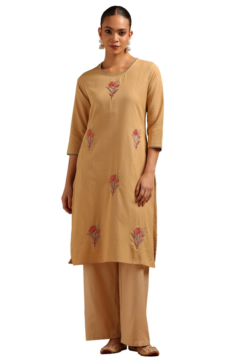Soch Women Pure Cotton Floral Kurta