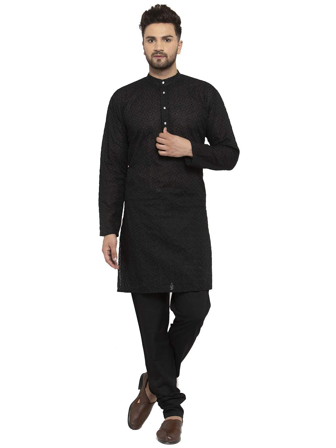 Jompers Mens Chicken Cotton Kurta Pyjama Set