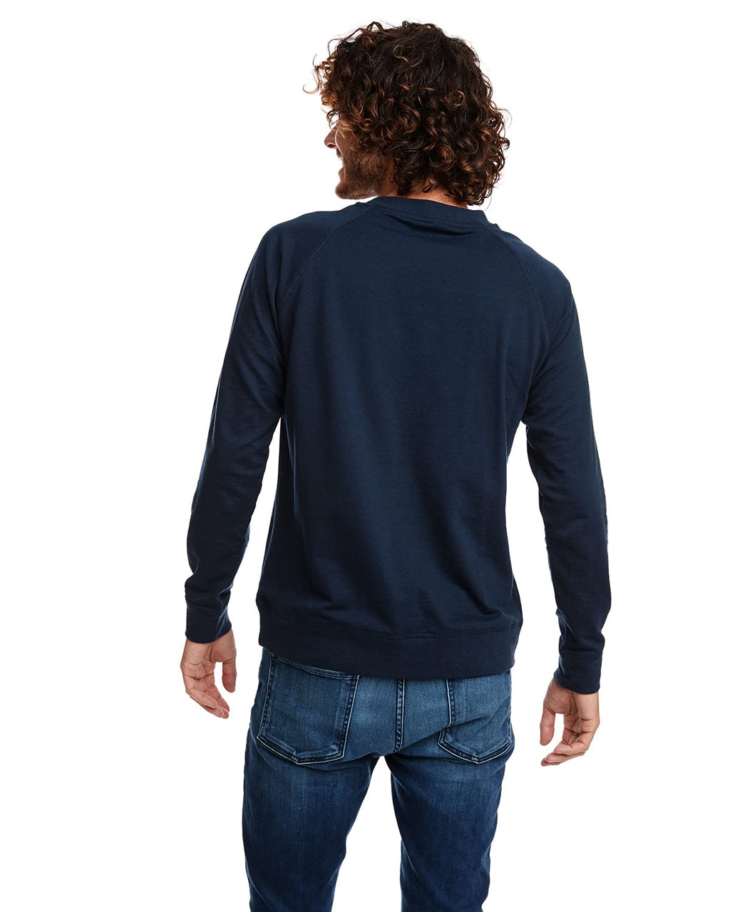 Unisex Laguna French Terry Raglan Sweatshirt - BLAcK - XS(D0102H7N5K2)