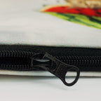 Cosmetic Bags for Women Small Funny Cat Holding Watermelon Umbrella Ice Cream Makeup Bag for Purse Travel Toiletry Bag Accessori