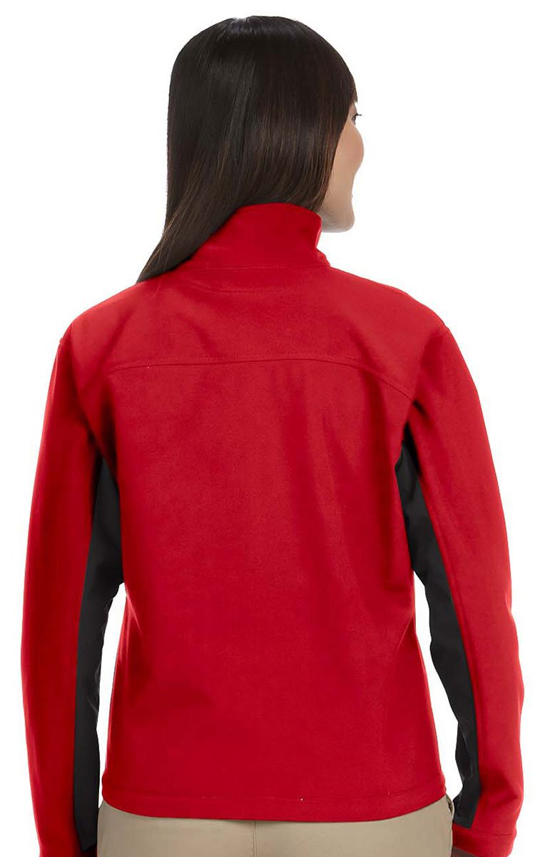 Ladies Soft Shell colorblock Jacket - cHARcL DK cHRcL - S(D0102H76462)