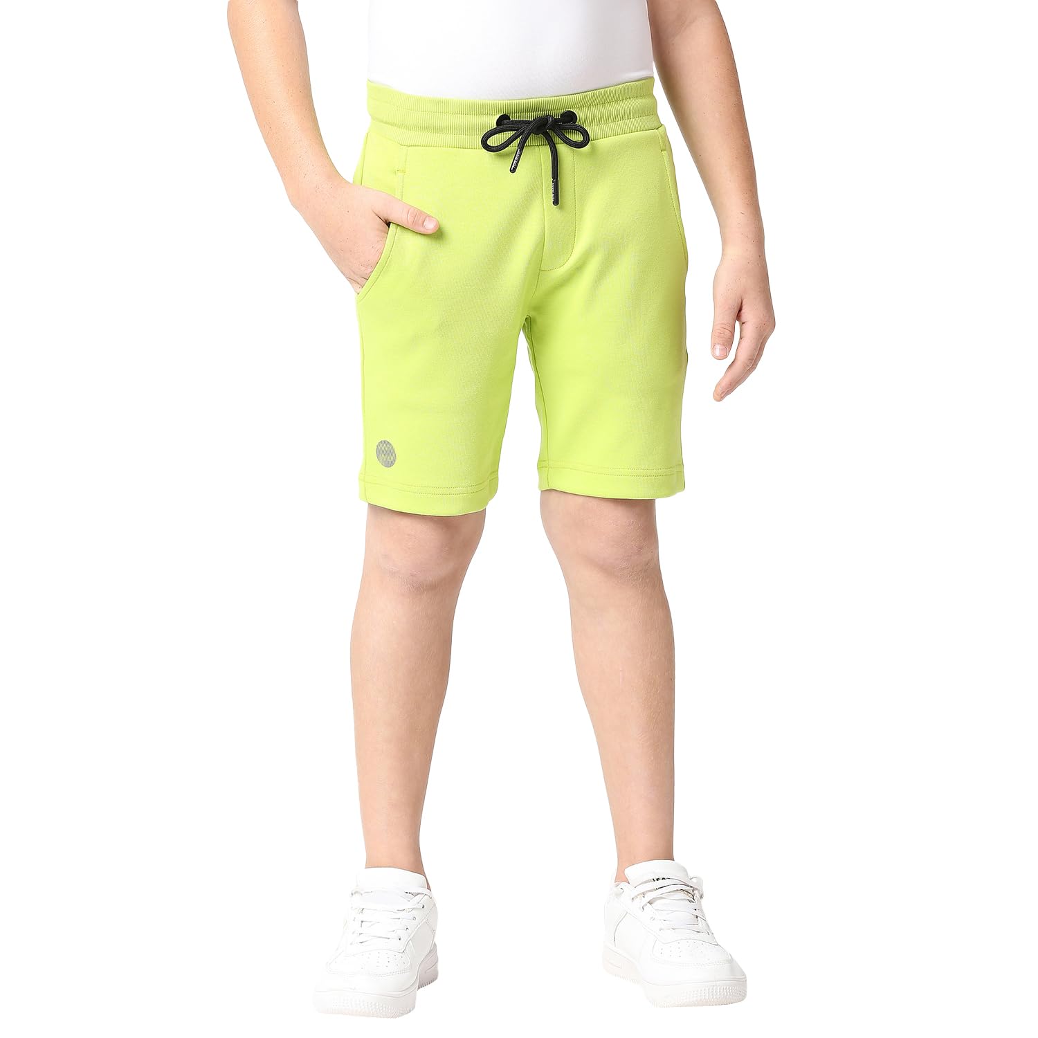 Pepe Jeans BoyS Chino Shorts (Pb800745_Neon Green