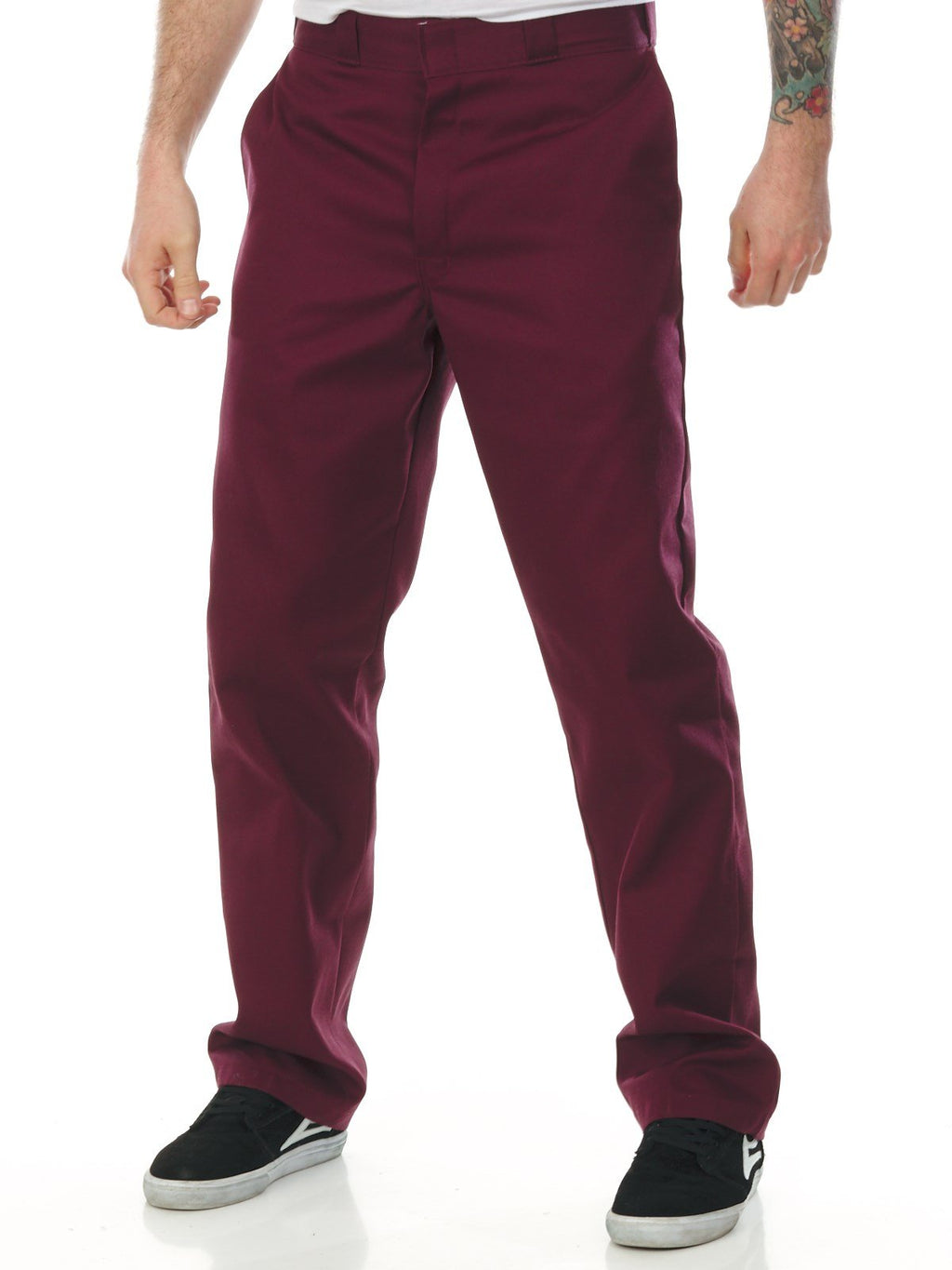 Dickies Men's Original 874 Work Pant, Maroon, 30W x 30L