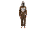 Star Wars: The Mandalorian Bounty Hunter Unisex Onesie | Small/Medium Brown