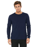 Unisex Jersey Long-Sleeve T-Shirt - RED - S(D0102H7WPZ2)