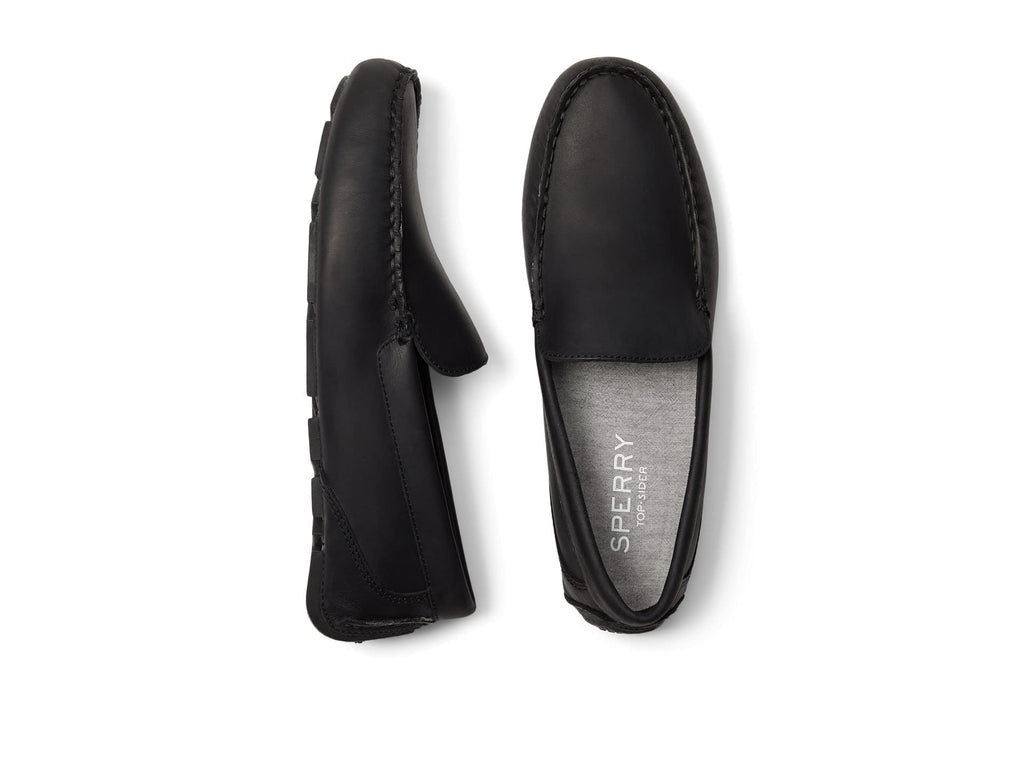 Sperry Mens Footwear Men's Davenport Venetian Moccasin, Black 1, 9