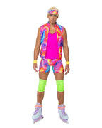 Roma Costume 6 Piece Men's Retro Skating Stud - Medium