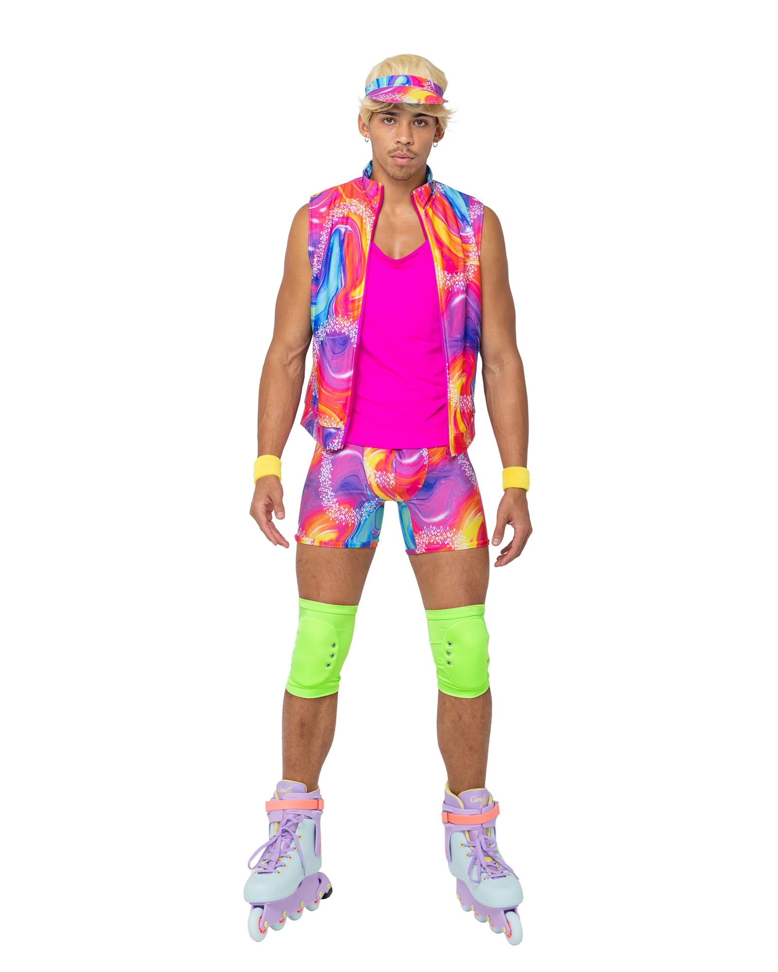 Roma Costume 6 Piece Men's Retro Skating Stud - Medium