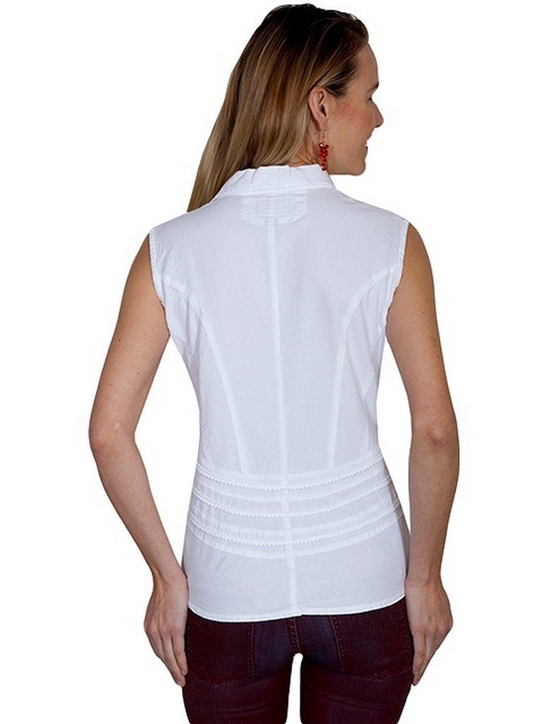 S/L BUTTON FRONT COLLAR BLOUSE