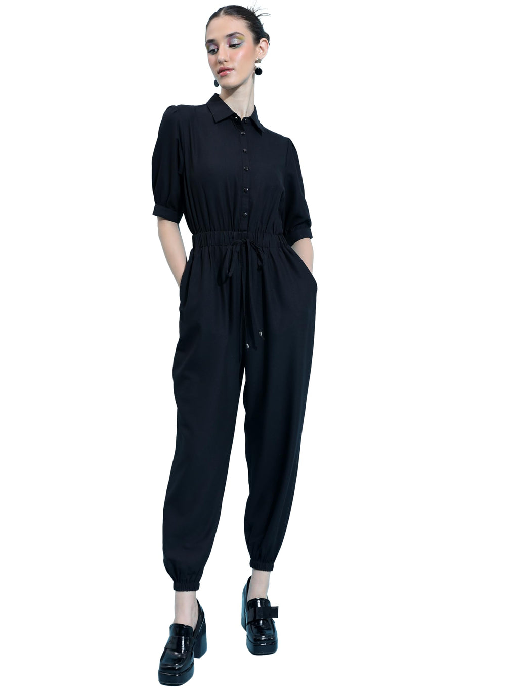 Ketch Women Shirt Collar Khjs000033 Black S