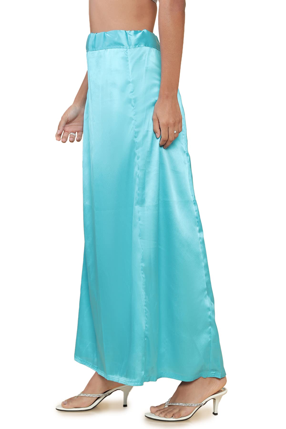 Soch LT Blue Satin Petticoat