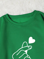 Kotty Women Full Sleeve Round Neck Printed Sweatshirt