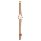Skagen Women's Freja Lille Two-Hand Rose Gold Stainless Steel Mesh Band Watch (Model: SKW2665)
