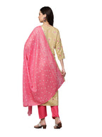 ANNI DESIGNER Womens Cotton Straight Printed Kurta with Pant & Dupatta (SHIPRA Light Green_S-Light Green_Small)