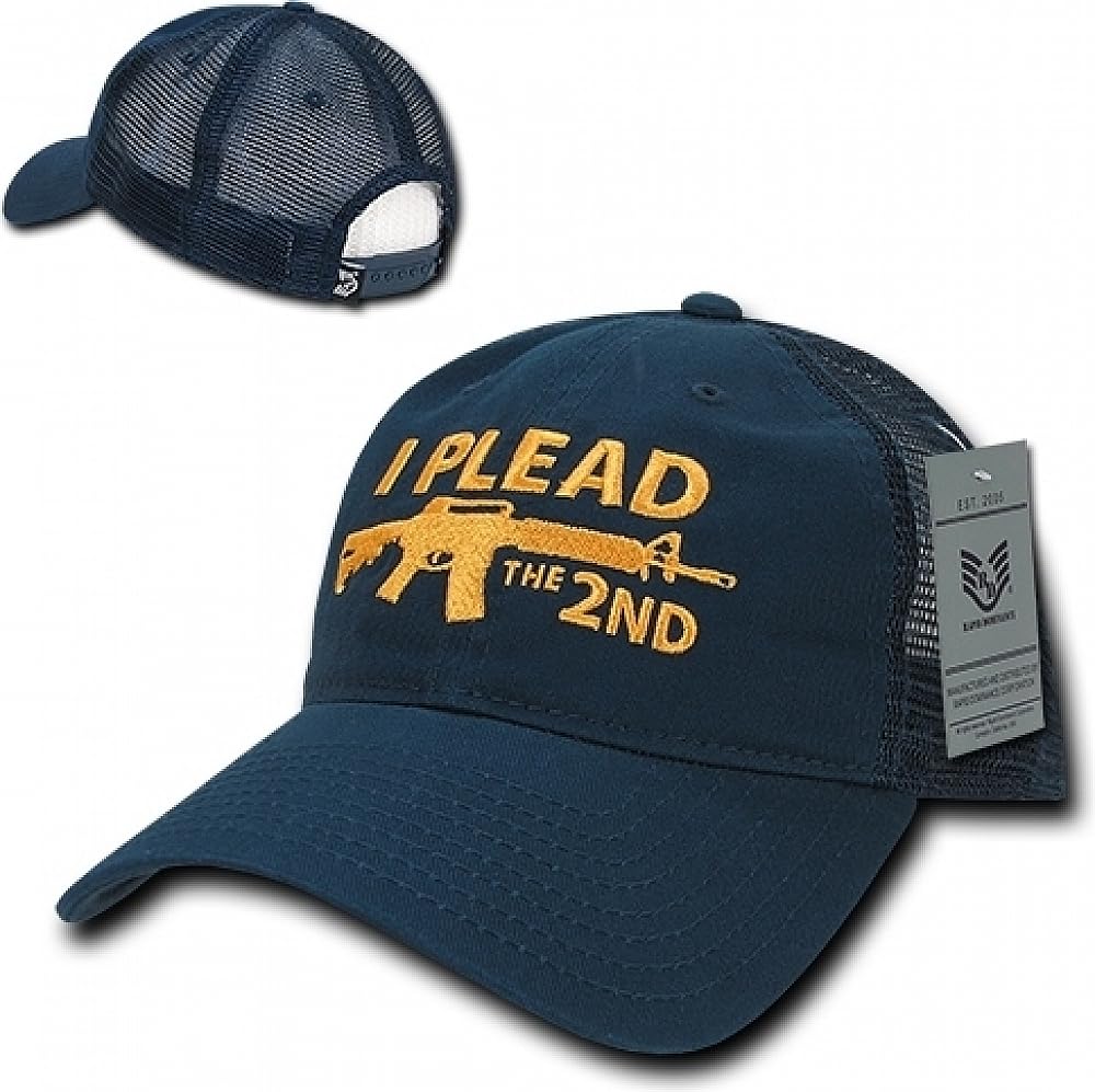 Relaxed Trucker USA, I Plead 2n, Navy