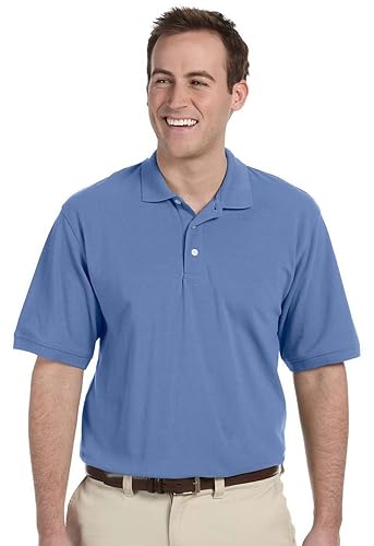 Mens 56 oz Easy BlendPolo - WHITE - XS(D0102H768RJ)