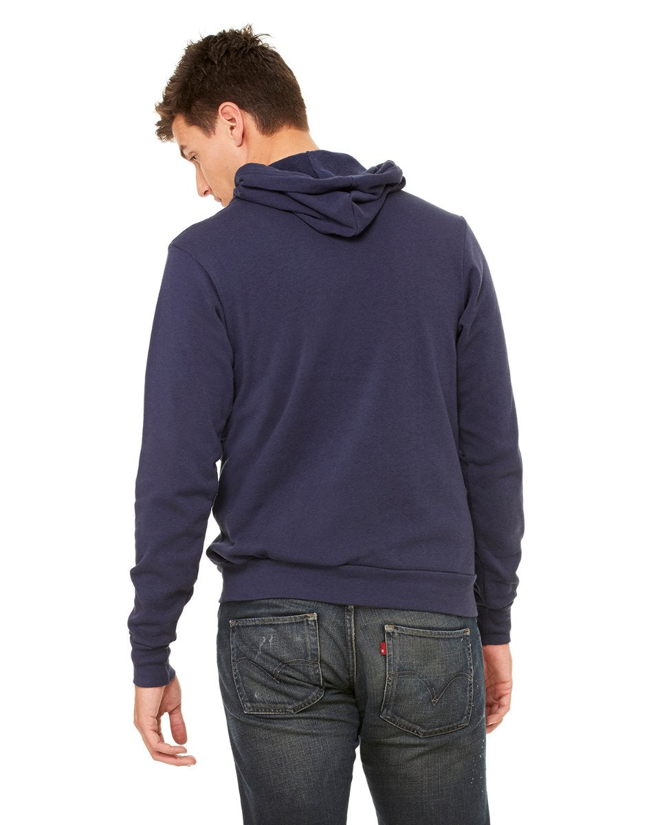 Unisex Sponge Fleece Pullover Hoodie - NAVY - S(D0102H7W27T)