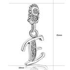 JMQJewelry E Initials Letter Alphabet White Birthstone Mothers Day 2024 Womens Beads Charms for Bracelets Necklaces Christmas Wo