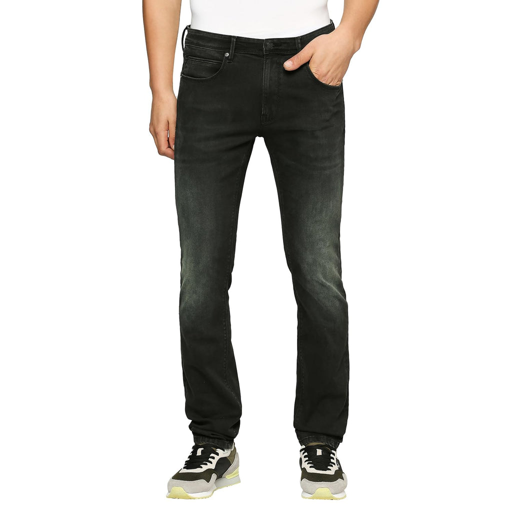 Vapour Black Mid Rise Slim Fit Jeans