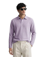 The Indian Garage Co Mens Relaxed Fit Textured Full Sleeves Sweater