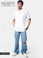 The Souled StoreSolids: White (Oversized) Oversized T-Shirts