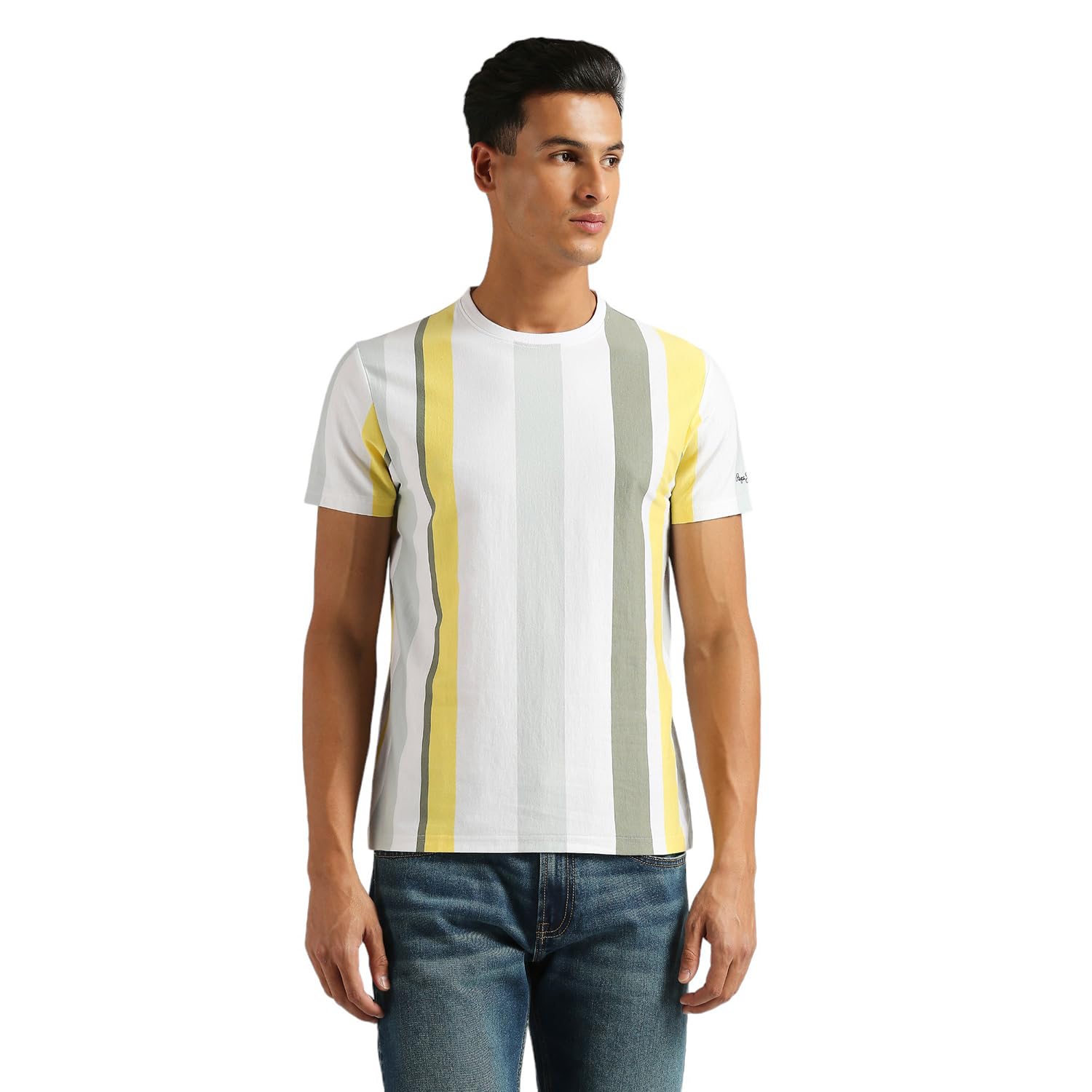 Shawn Trendy Vertical Striper Tee