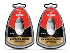 Kiwi Express Shoe Shine Sponge, 0.2 fl oz, Black (Pack Of 2)