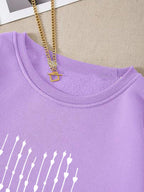 Kotty Women Full Sleeve Round Neck Printed Sweatshirt
