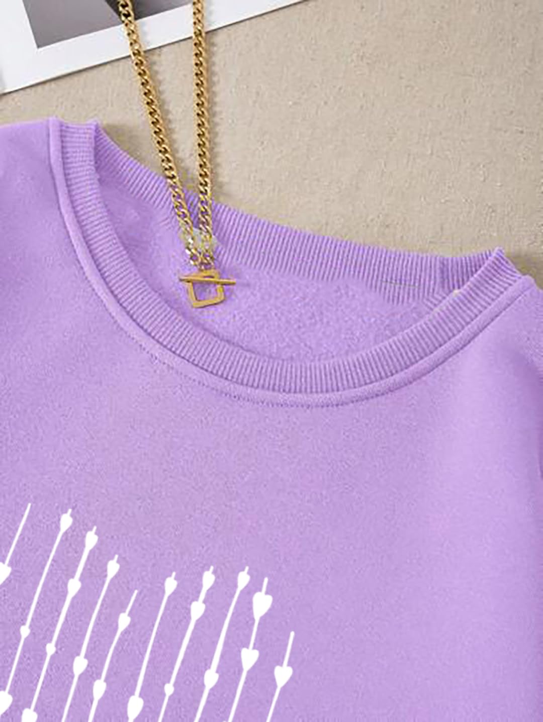 Kotty Women Full Sleeve Round Neck Printed Sweatshirt