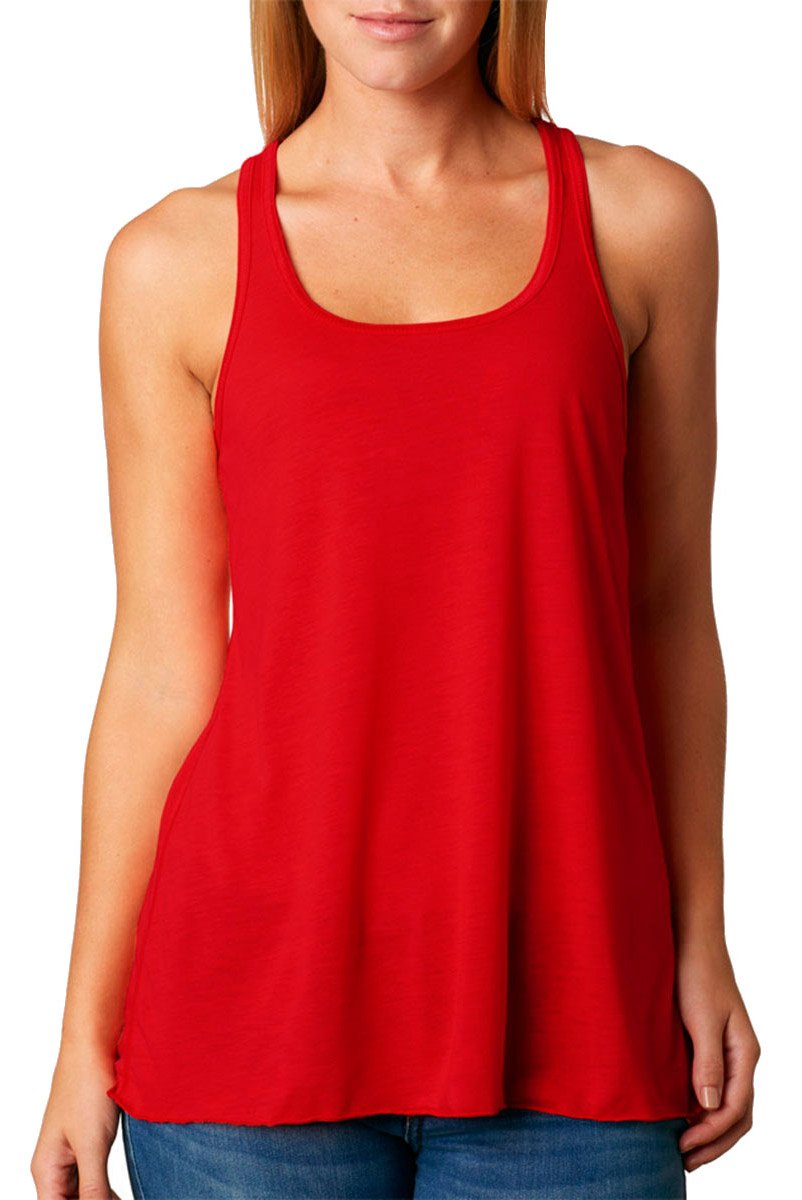 Ladies Flowy Racerback Tank - ATHLETIc HEATHER - S(D0102H7K7EJ)