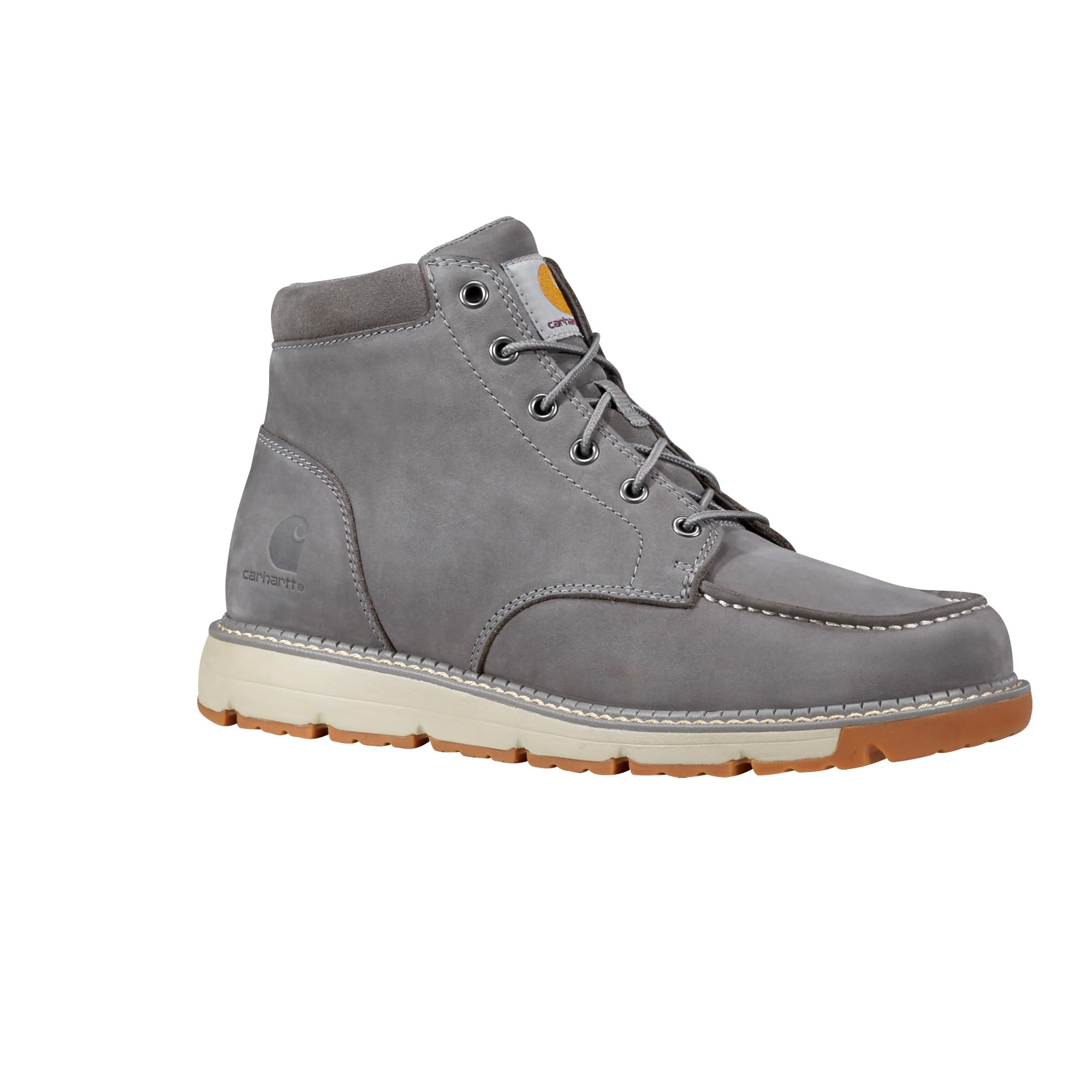 Carhartt Millbrook Moc Toe Boots for Men - 5 Wedge Work Boots, Slip- and EH- Resistant with Oil Tanned Leather, Breathable Membr