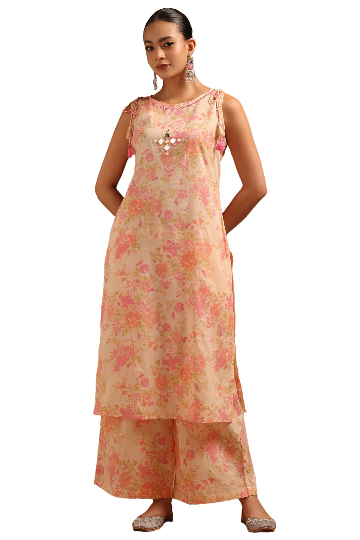 Soch Women Cotton Unstitched Pant
